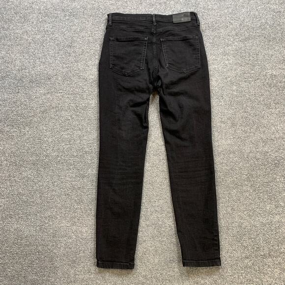 Everlane Jeans Womens 28 Black High Rise Authentic Stretch Ankle Skinny 5 Pocket - Picture 8 of 10